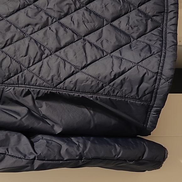 Eddie Bauer Quilted Jacket Womens XXL Navy Blue Zip-Pockets Puffer Lightweight - Picture 9 of 11